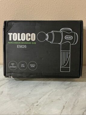 Toloco EM26 Percussion Massage Gun - Black
